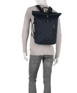Ground Dante Vegan Rolltop Rucksack recyceltes Polyester schwarz/grün