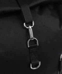 Ground Dante Vegan Rolltop Rucksack recyceltes Polyester schwarz/grün