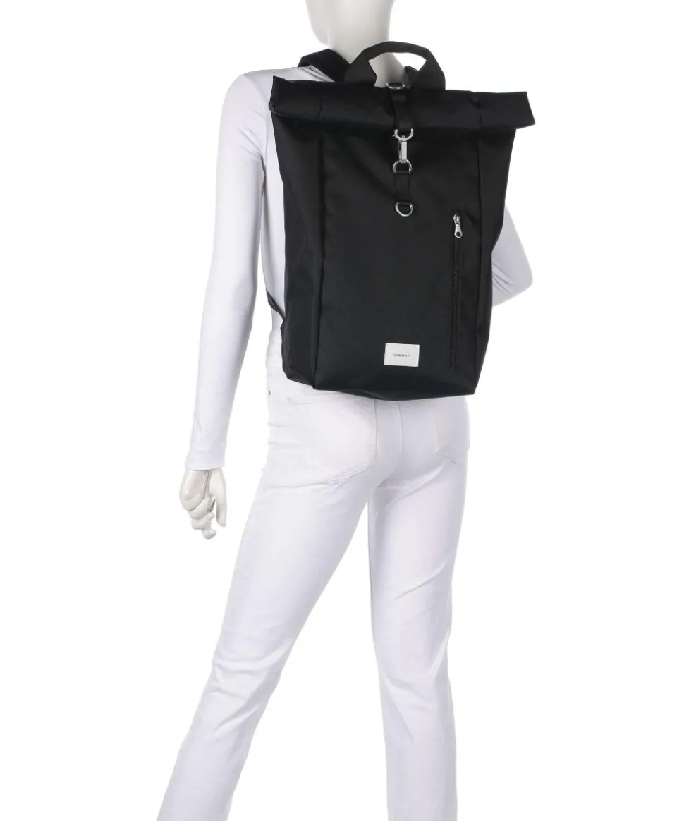 Ground L Rolltop Rucksack 16″ recyceltes Polyester schwarz