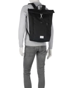 Ground L Rolltop Rucksack 16″ recyceltes Polyester schwarz