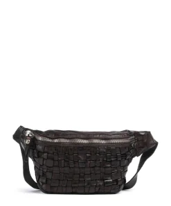 Gürteltasche fein genarbtes Rindsleder dunkelbraun