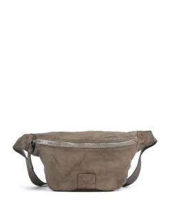 Gürteltasche fein genarbtes Rindsleder taupe
