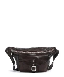 Gürteltasche fein genarbtes Rindsleder dunkelbraun