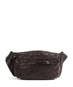 Gürteltasche genarbtes Rindsleder dunkelbraun