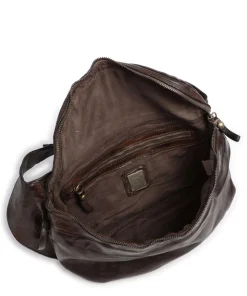 Gürteltasche genarbtes Rindsleder dunkelbraun