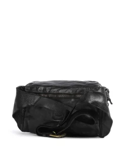 Gürteltasche genarbtes Rindsleder schwarz