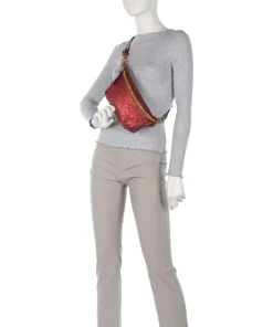 Gürteltasche Rindsleder rot