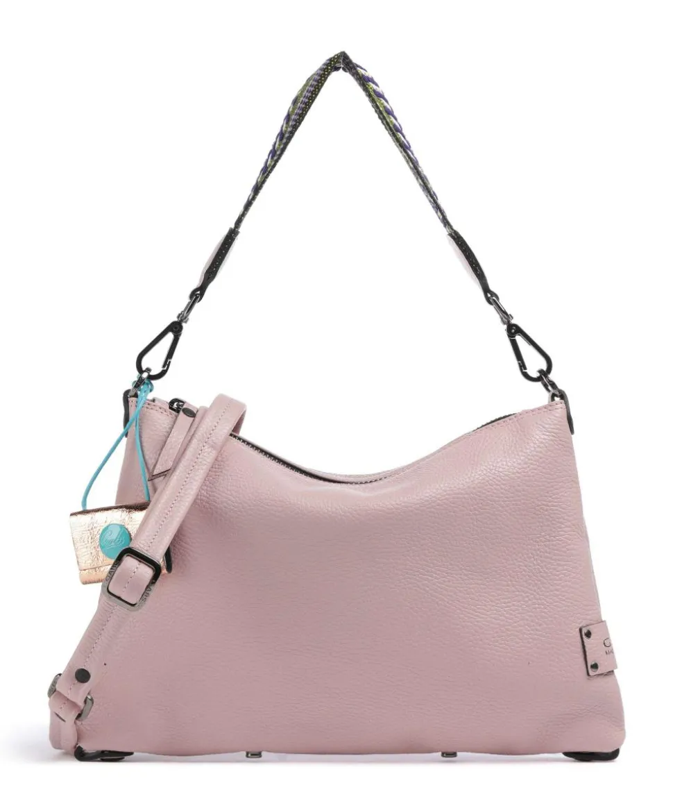 Guadalupe Filippa Beuteltasche genarbtes Kalbsleder rosa