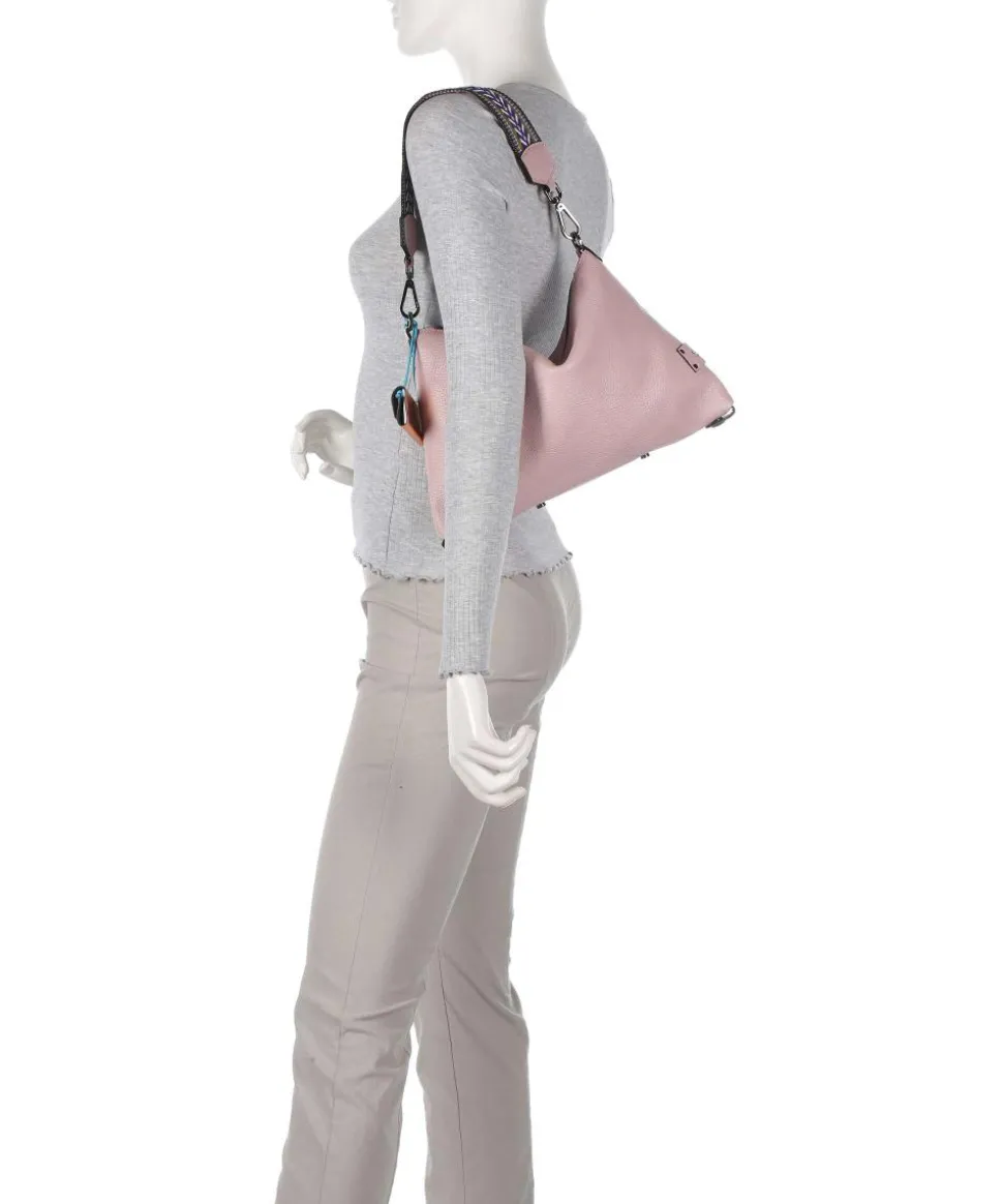 Guadalupe Filippa Beuteltasche genarbtes Kalbsleder rosa