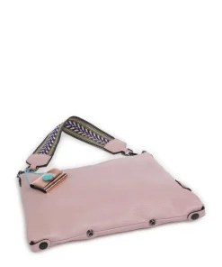 Guadalupe Filippa Beuteltasche genarbtes Kalbsleder rosa