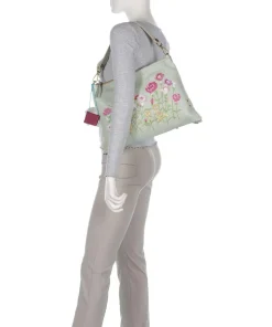 Guadalupe Filippa Beuteltasche genarbtes Kalbsleder mehrfarbig