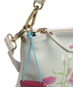 Guadalupe Filippa Beuteltasche genarbtes Kalbsleder mehrfarbig