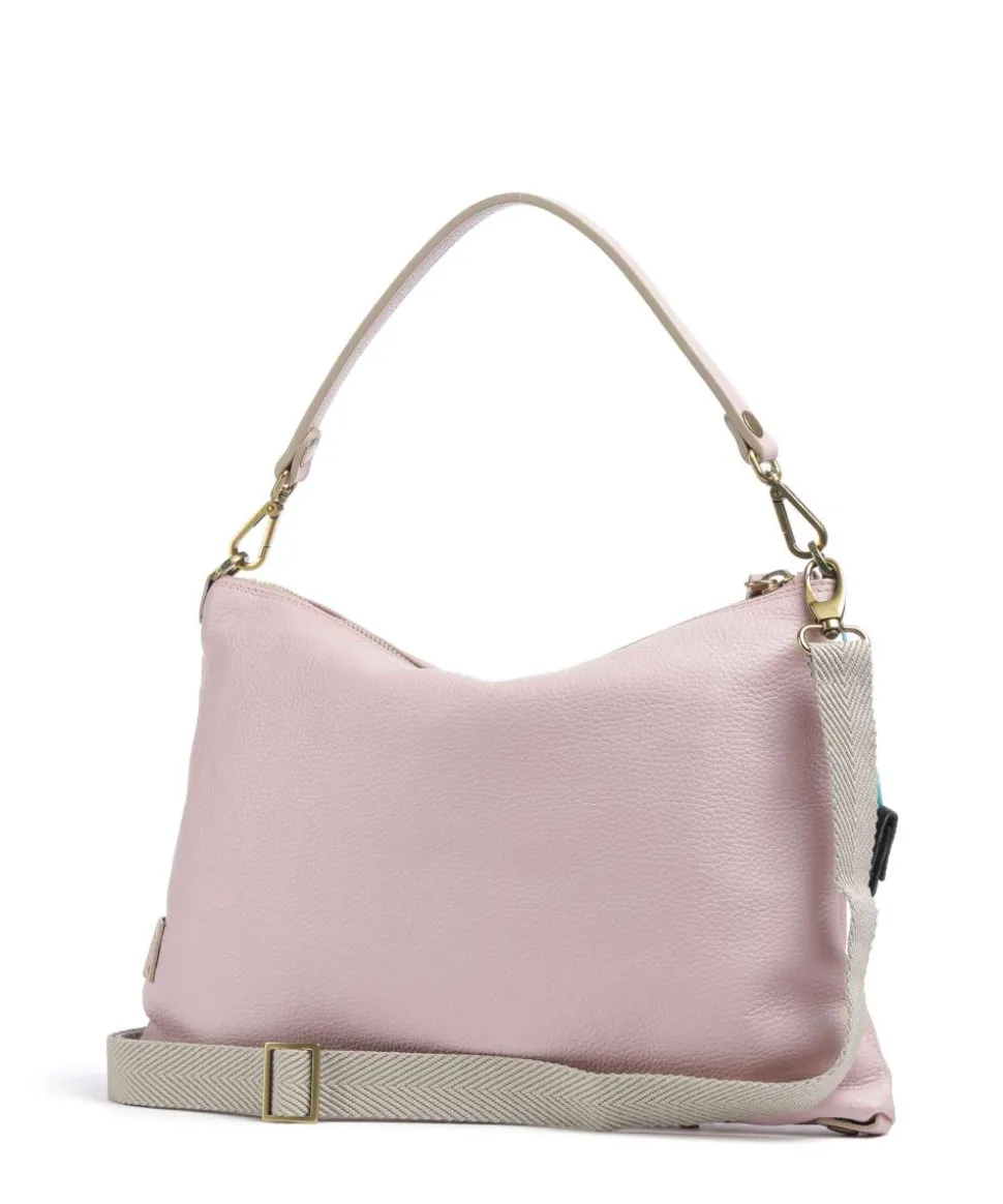 Guadalupe Filippa Beuteltasche genarbtes Kalbsleder rosa