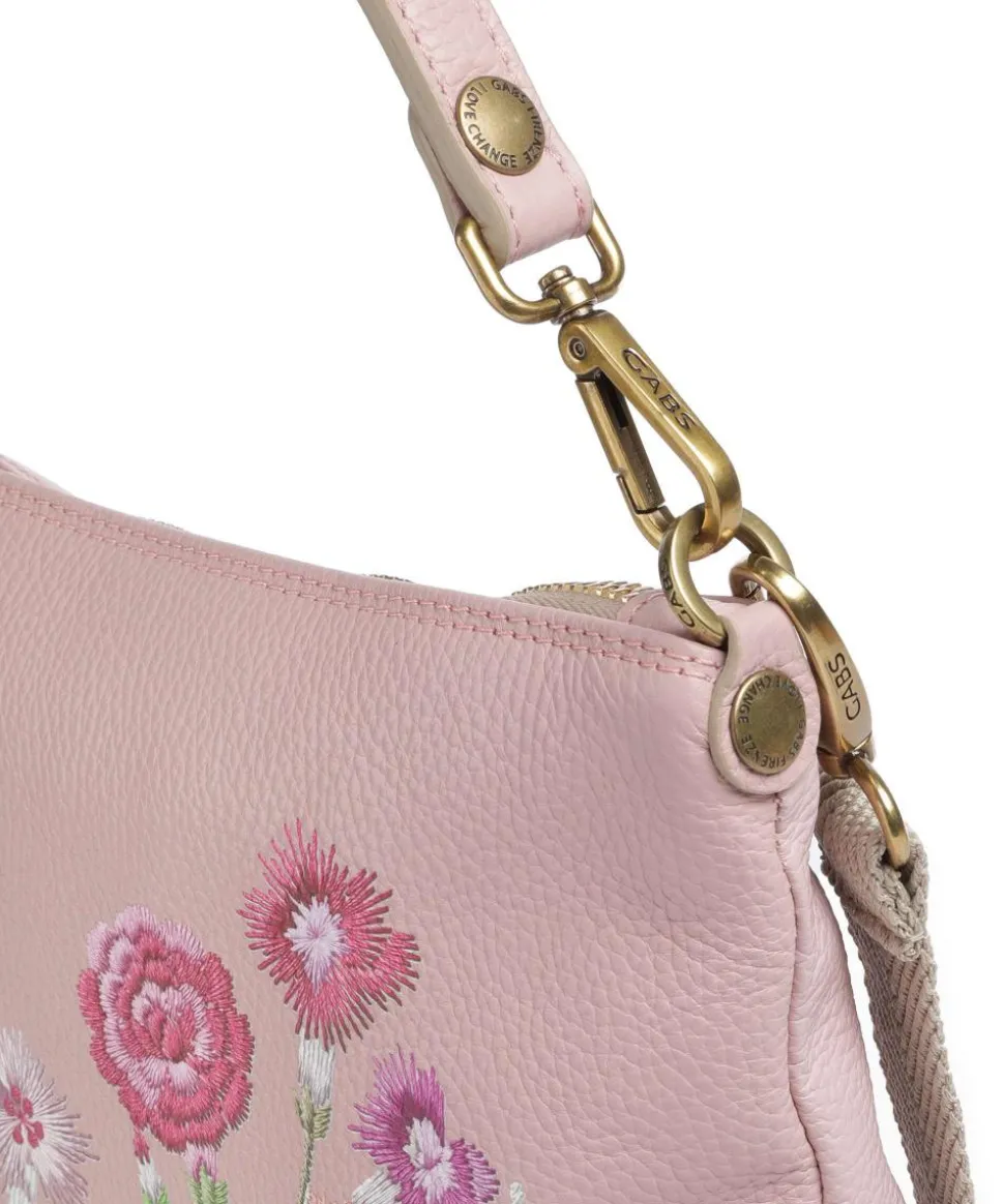 Guadalupe Filippa Beuteltasche genarbtes Kalbsleder rosa