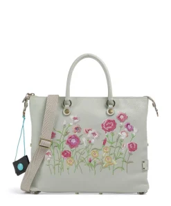 Guadalupe G3 Plus Rucksack-Tasche genarbtes Rindsleder mintgrün