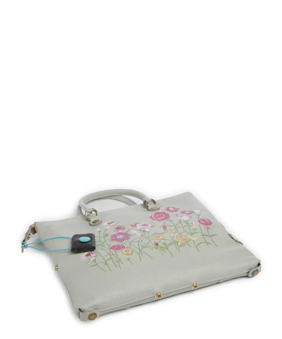 Guadalupe G3 Plus Rucksack-Tasche genarbtes Rindsleder mintgrün