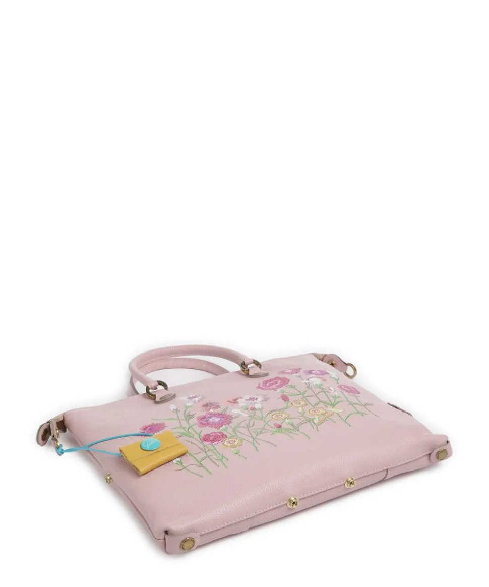 Guadalupe G3 Plus Rucksack-Tasche genarbtes Rindsleder rosa