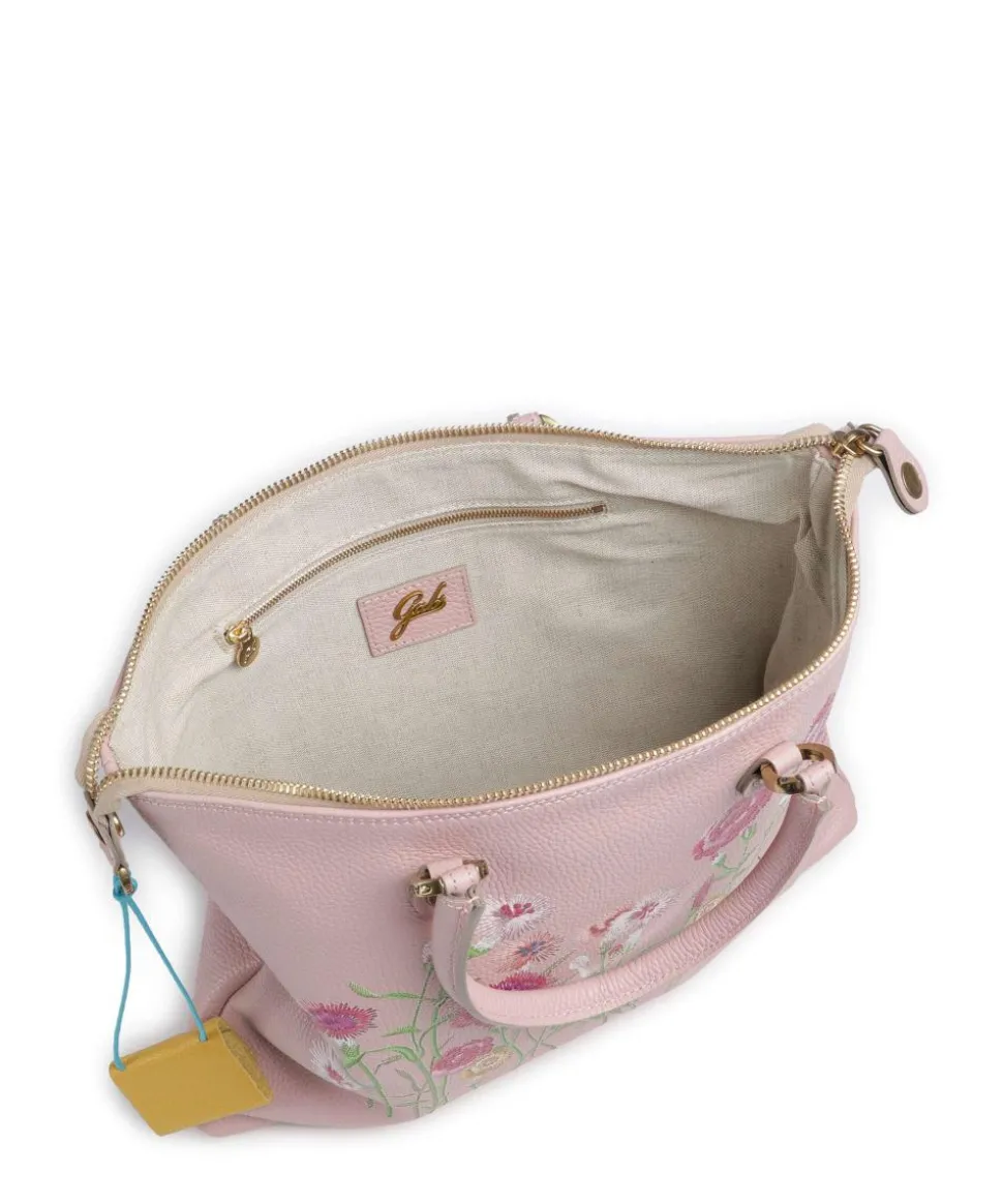 Guadalupe G3 Plus Rucksack-Tasche genarbtes Rindsleder rosa