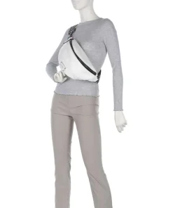 Guadalupe Orlanda Gürteltasche genarbtes Kalbsleder weiß