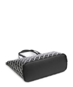 Gynger Logo M Shopper Lederimitat schwarz