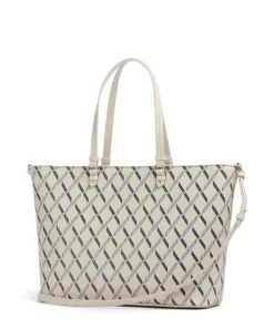 Gynger Logo M Shopper Lederimitat sand
