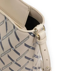 Gynger Logo M Shopper Lederimitat sand