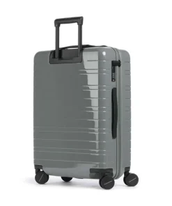H6 Essential Glossy 4-Rollen Trolley graugrün 64 cm