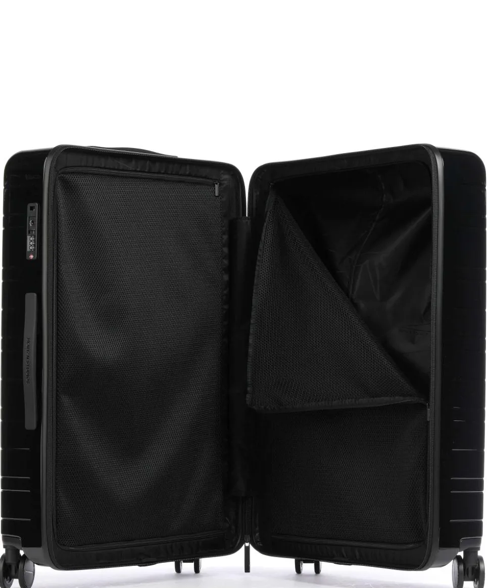 H7 Essential Glossy 4-Rollen Trolley schwarz 77 cm