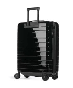 H6 Essential Glossy 4-Rollen Trolley schwarz 64 cm