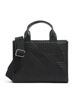 Hadlee Handtasche Lederimitat schwarz