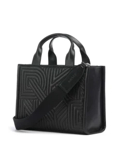 Hadlee Handtasche Lederimitat schwarz