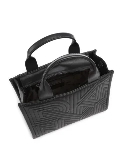 Hadlee Handtasche Lederimitat schwarz