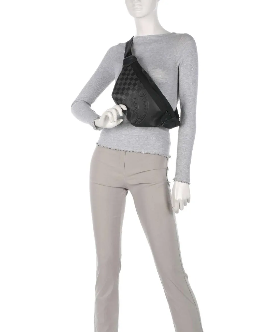 Half Spritz Gürteltasche Lederimitat schwarz/grau