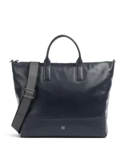 Halmahera Shopper fein genarbtes Kalbsleder navy