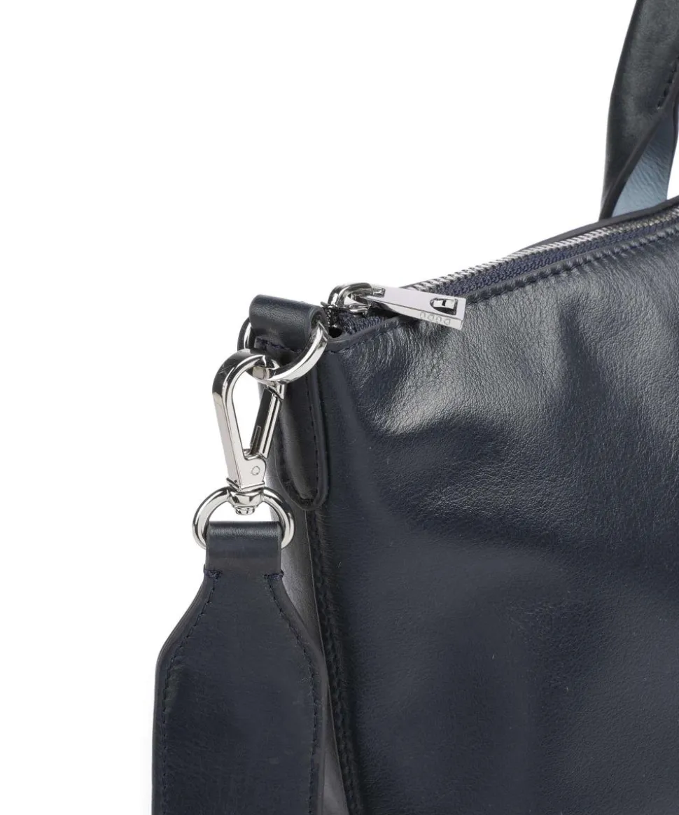 Halmahera Shopper fein genarbtes Kalbsleder navy