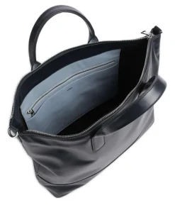 Halmahera Shopper fein genarbtes Kalbsleder navy