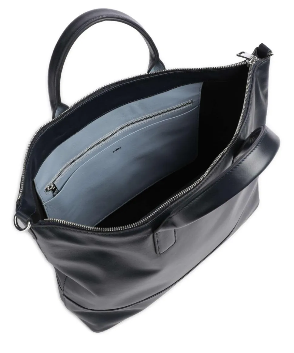 Halmahera Shopper fein genarbtes Kalbsleder navy