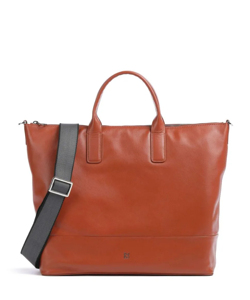 Halmahera Shopper fein genarbtes Kalbsleder rotbraun