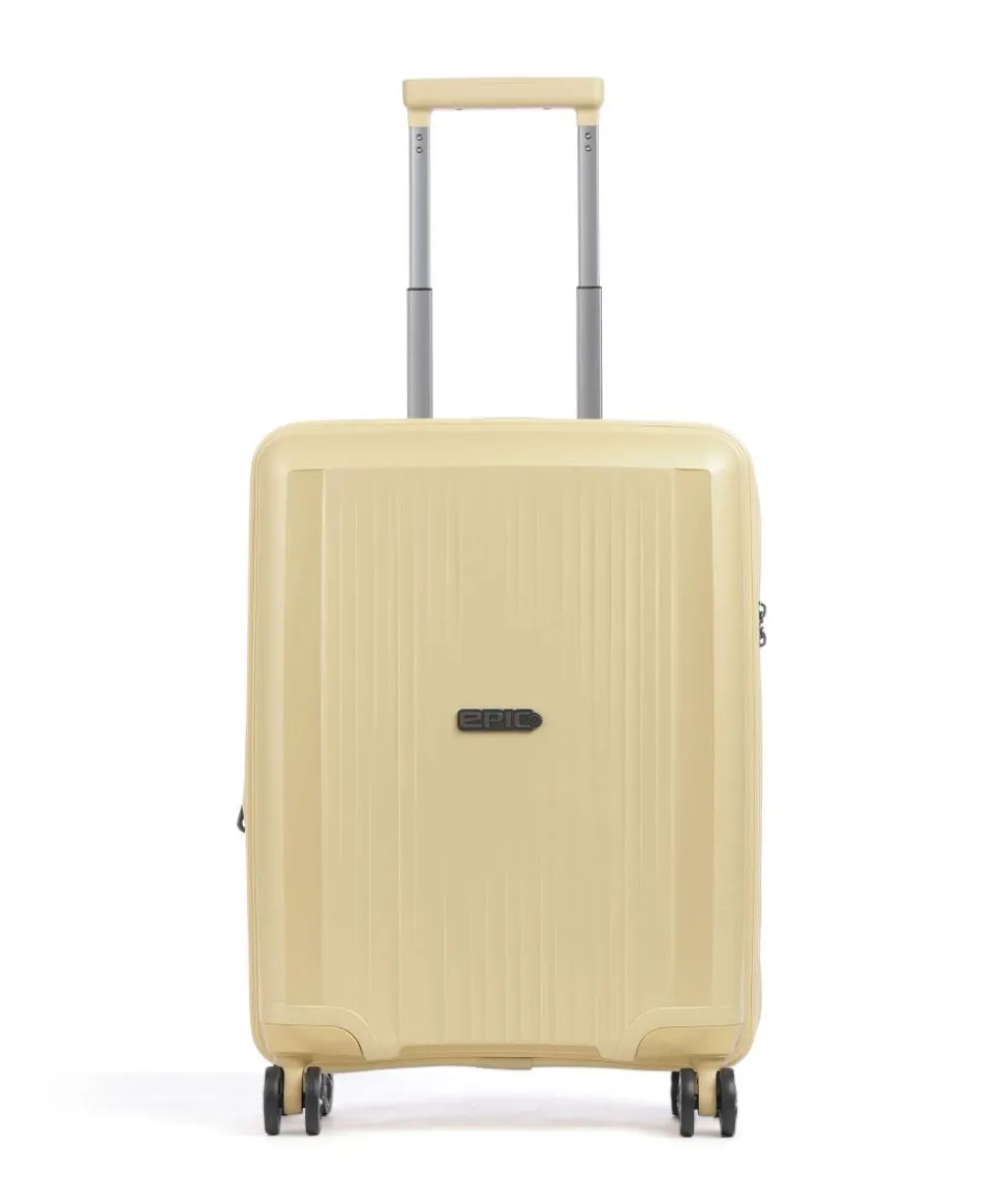 Halo 4-Rollen Trolley gelb 55 cm