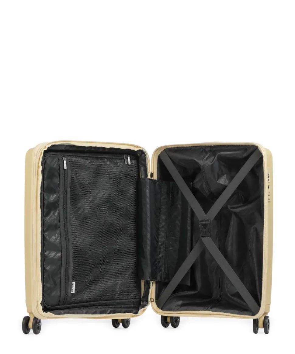 Halo 4-Rollen Trolley gelb 55 cm