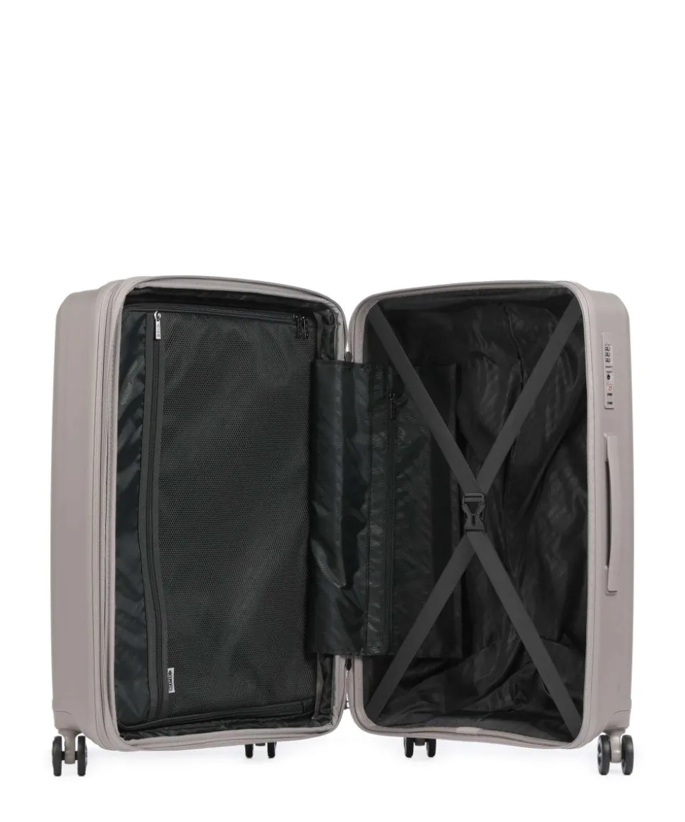 Halo 4-Rollen Trolley grau 65 cm