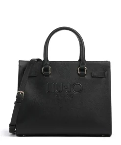 Halona Handtasche Lederimitat schwarz