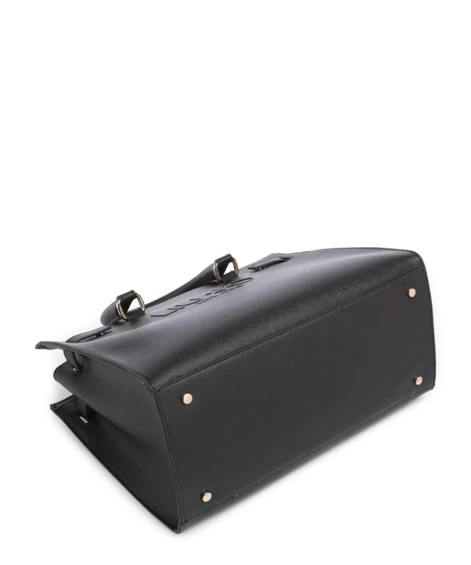 Halona Handtasche Lederimitat schwarz