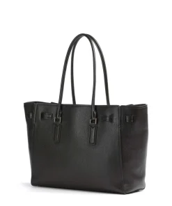 Hamilton Large Shopper genarbtes Rindsleder dunkelbraun