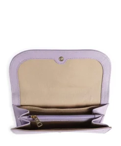 Hana Geldbörse genarbtes Ziegenleder violett