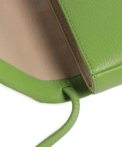 Hana Mini Umhängetasche genarbtes Ziegenleder hellgrün