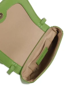 Hana Mini Umhängetasche genarbtes Ziegenleder hellgrün