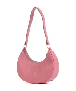 Hana Schultertasche genarbtes Ziegenleder pink