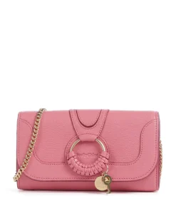 Hana Umhängetasche genarbtes Ziegenleder pink