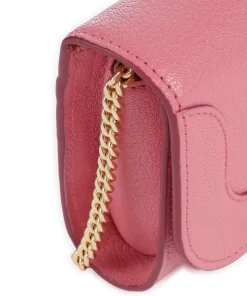 Hana Umhängetasche genarbtes Ziegenleder pink